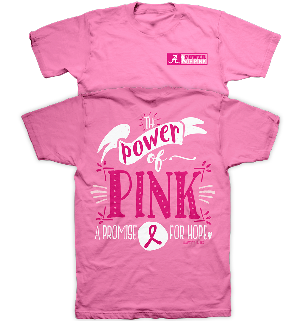 Power of Pink The Crimson Locker Licensed Apparel for Alabama Fans