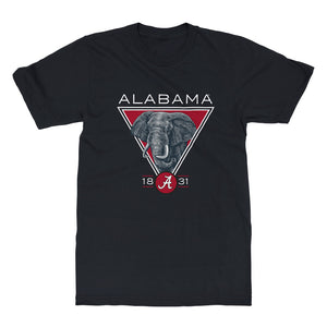 Alabama Triangle Etched Elephant