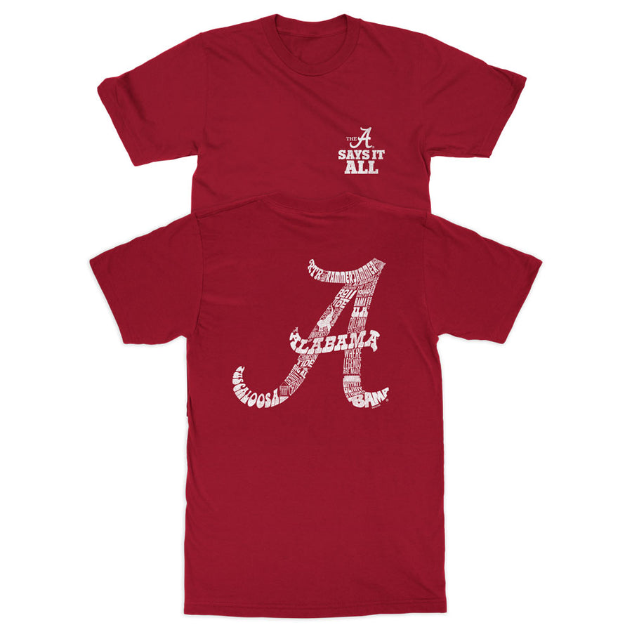 Alabama Logo On Green – The Crimson Locker