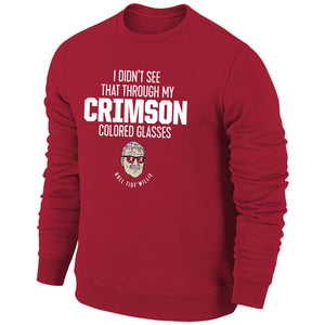 RTW Crimson Colored Glasses Sweatshirt