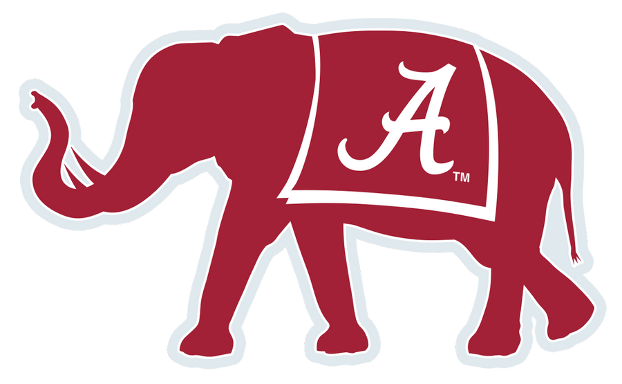 Alabama Elephant Decal